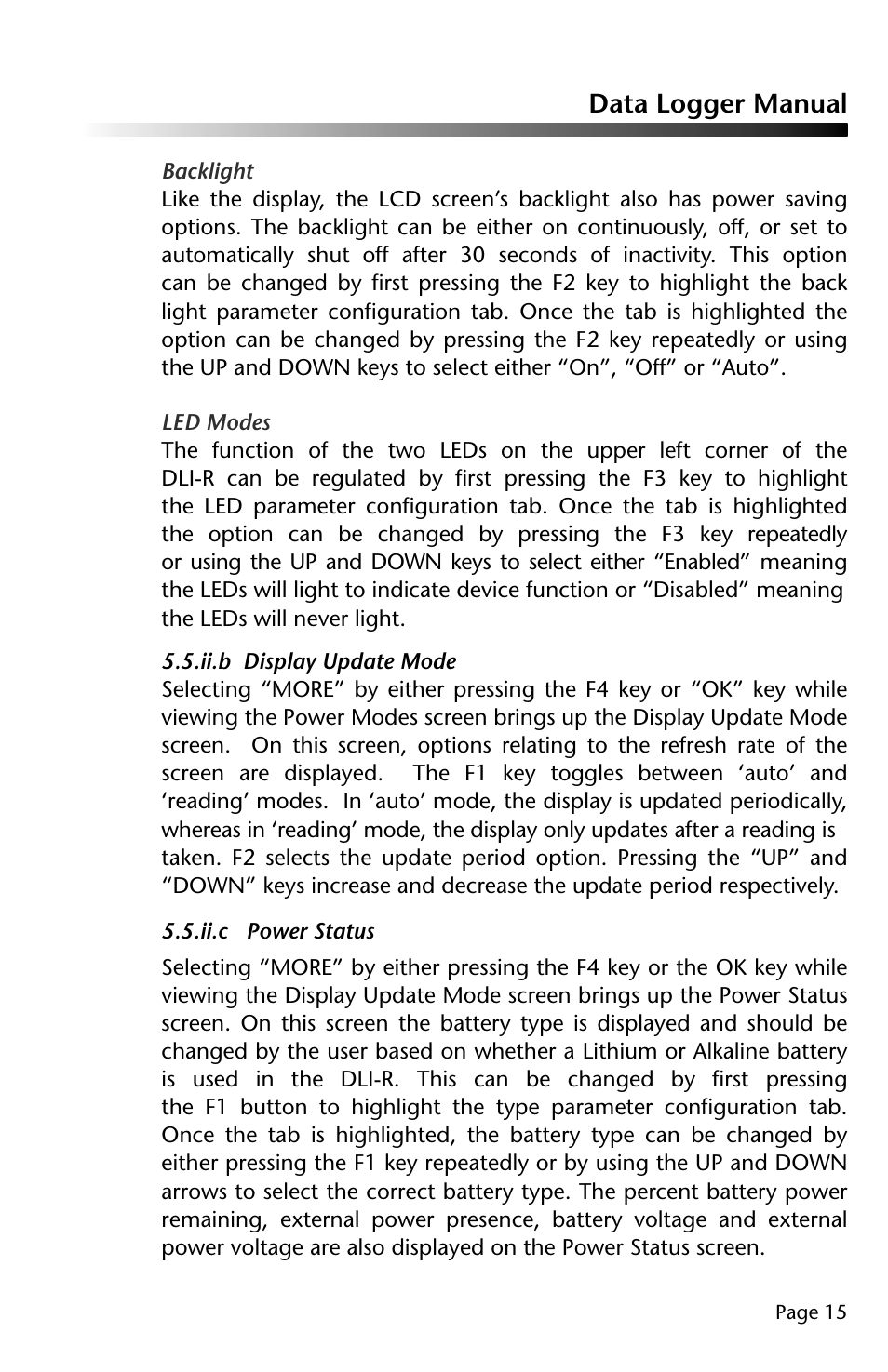 Data logger manual | Dwyer DLI-R User Manual | Page 16 / 38