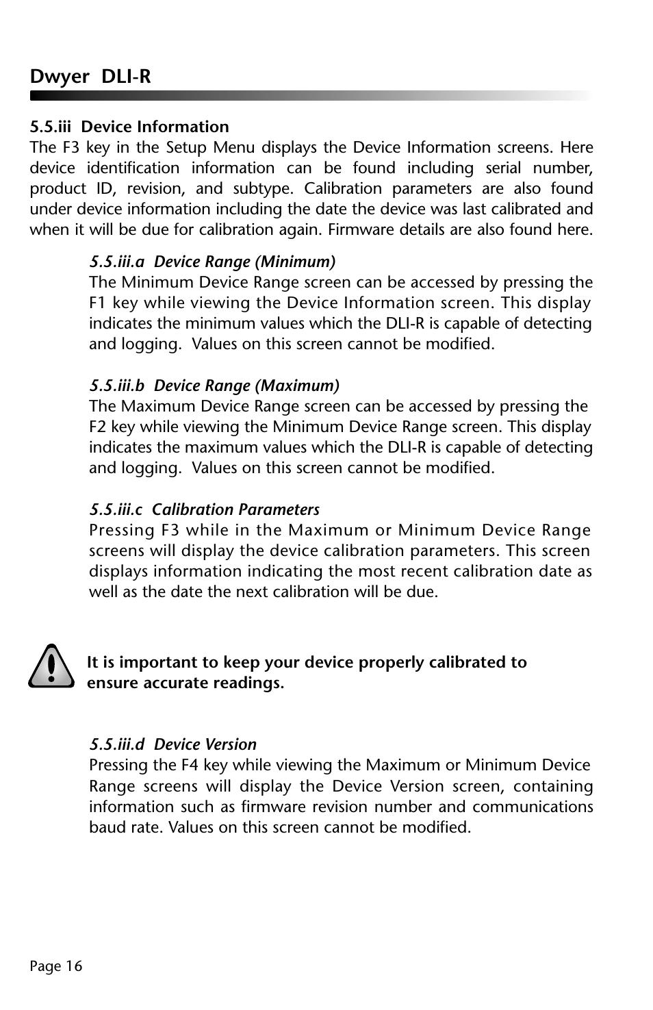 Dwyer dli-r | Dwyer DLI-R User Manual | Page 17 / 38