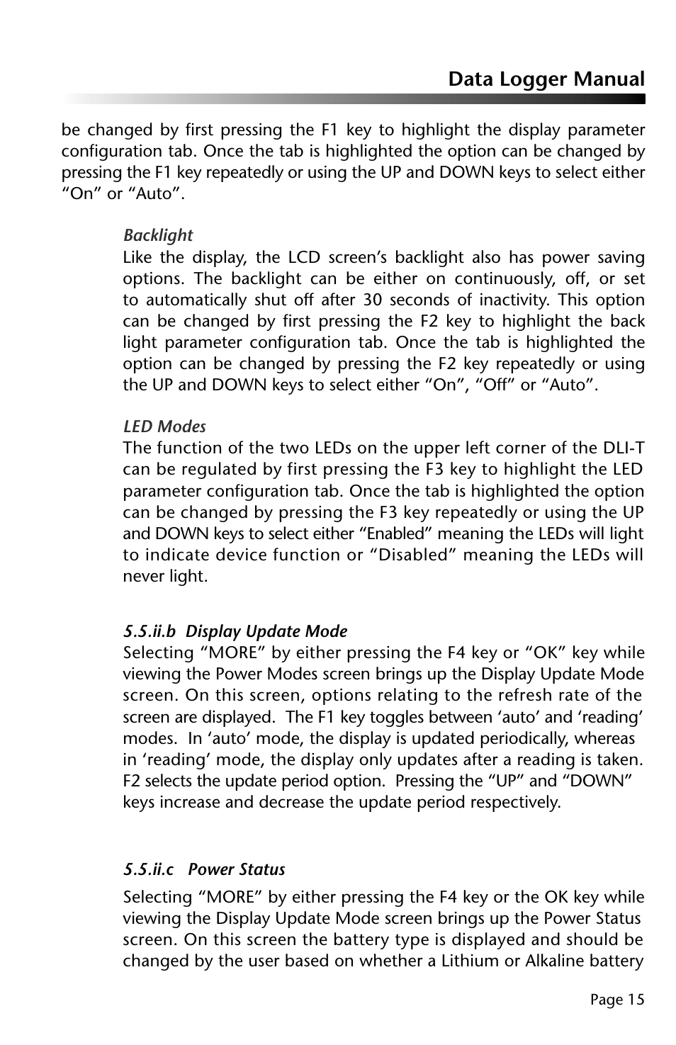 Data logger manual | Dwyer DLI-T User Manual | Page 16 / 38