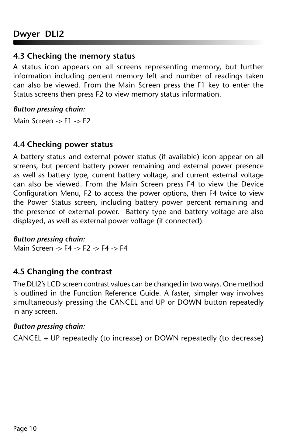 Dwyer DLI2 User Manual | Page 11 / 38