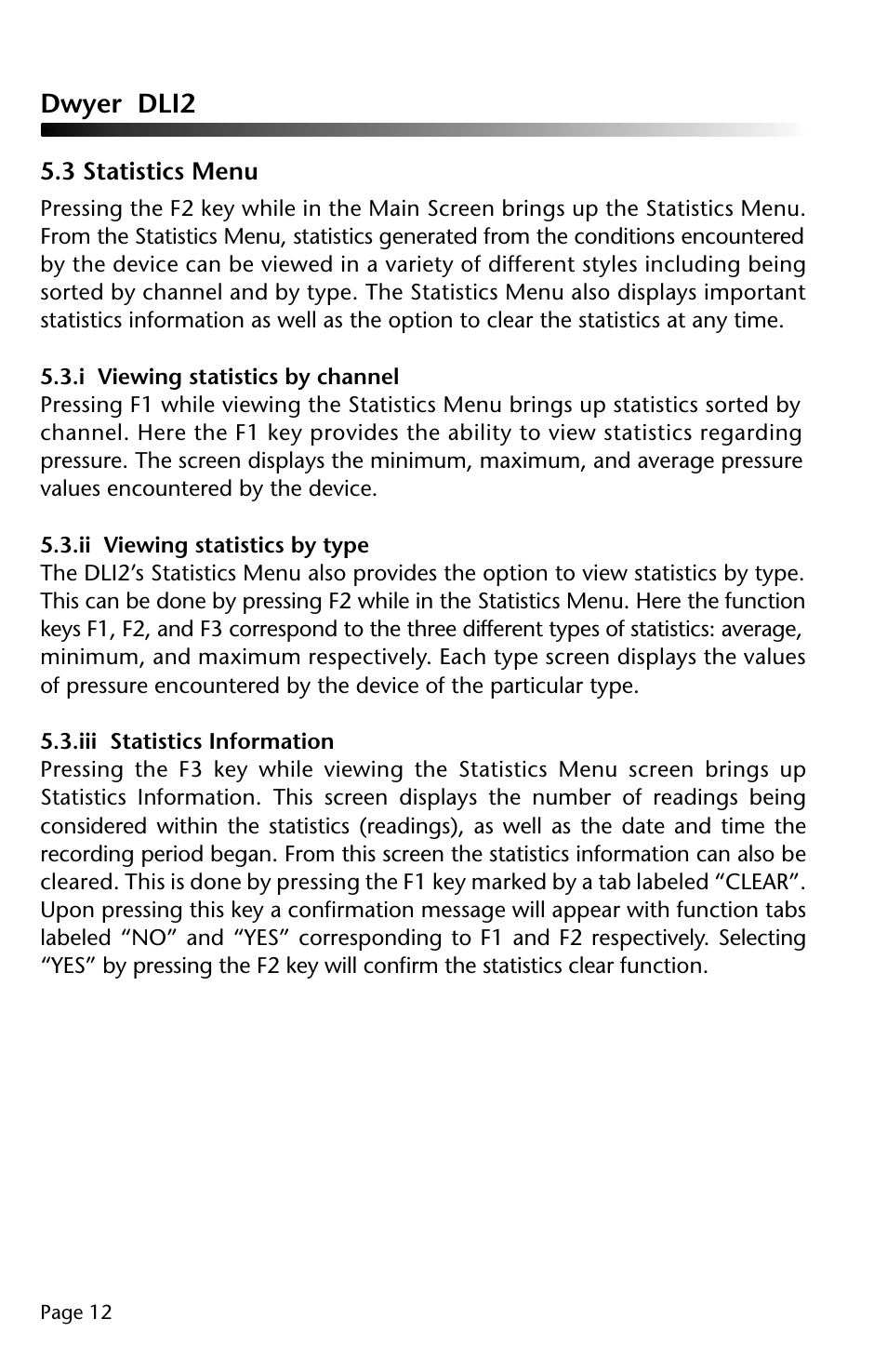 Dwyer dli2 | Dwyer DLI2 User Manual | Page 13 / 38