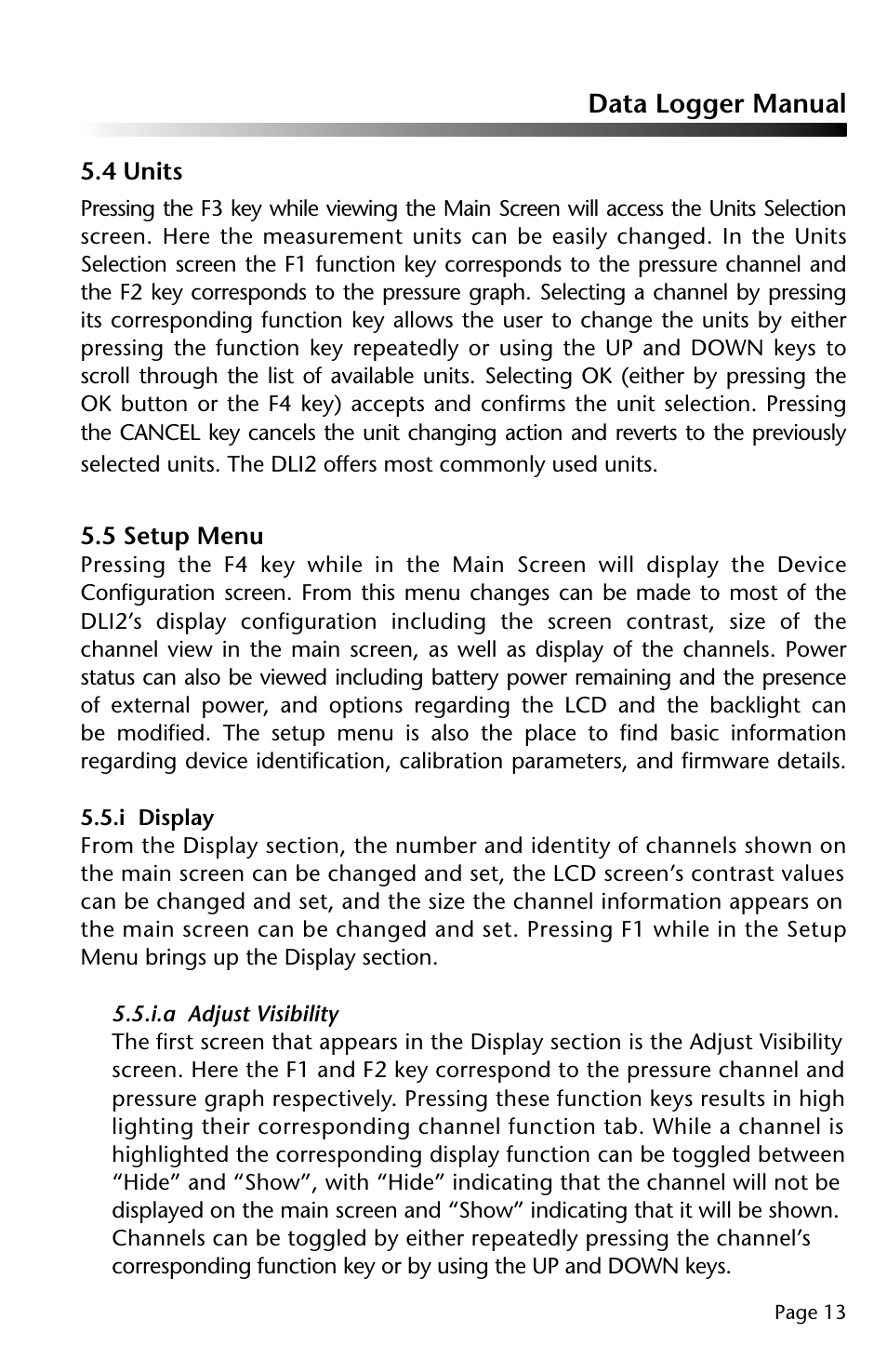 Data logger manual | Dwyer DLI2 User Manual | Page 14 / 38