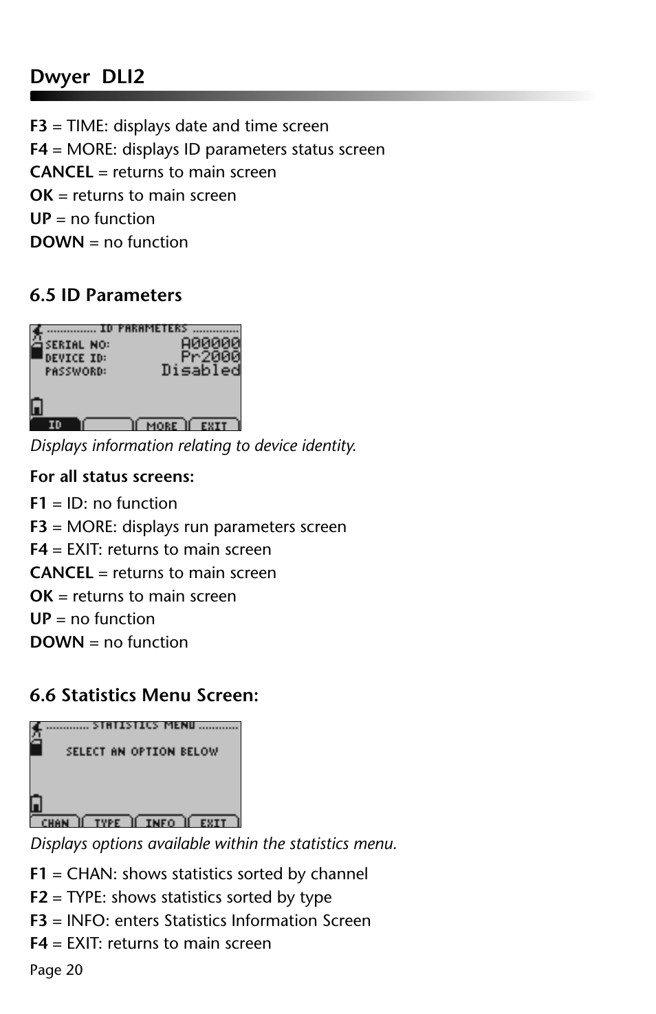 Dwyer dli2 | Dwyer DLI2 User Manual | Page 21 / 38