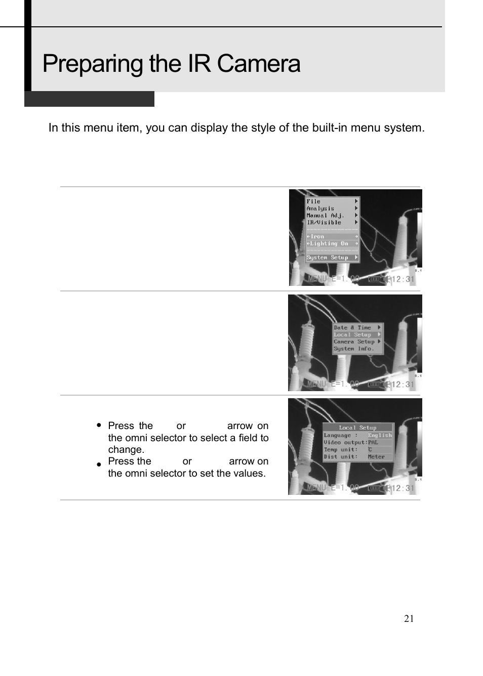 Preparing the ir camera | Dwyer TIC User Manual | Page 22 / 82