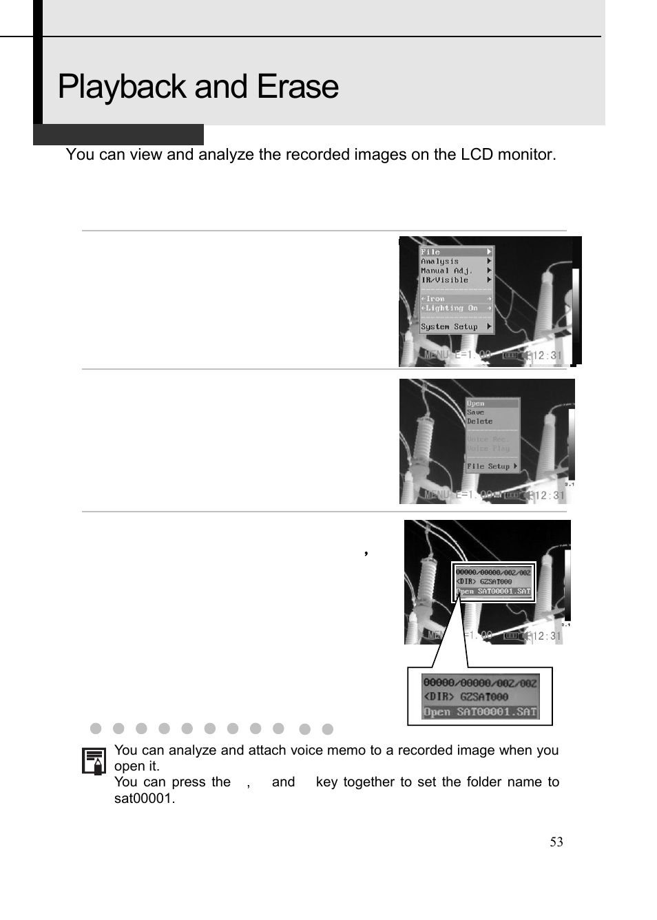 Playback and erase | Dwyer TIC User Manual | Page 54 / 82