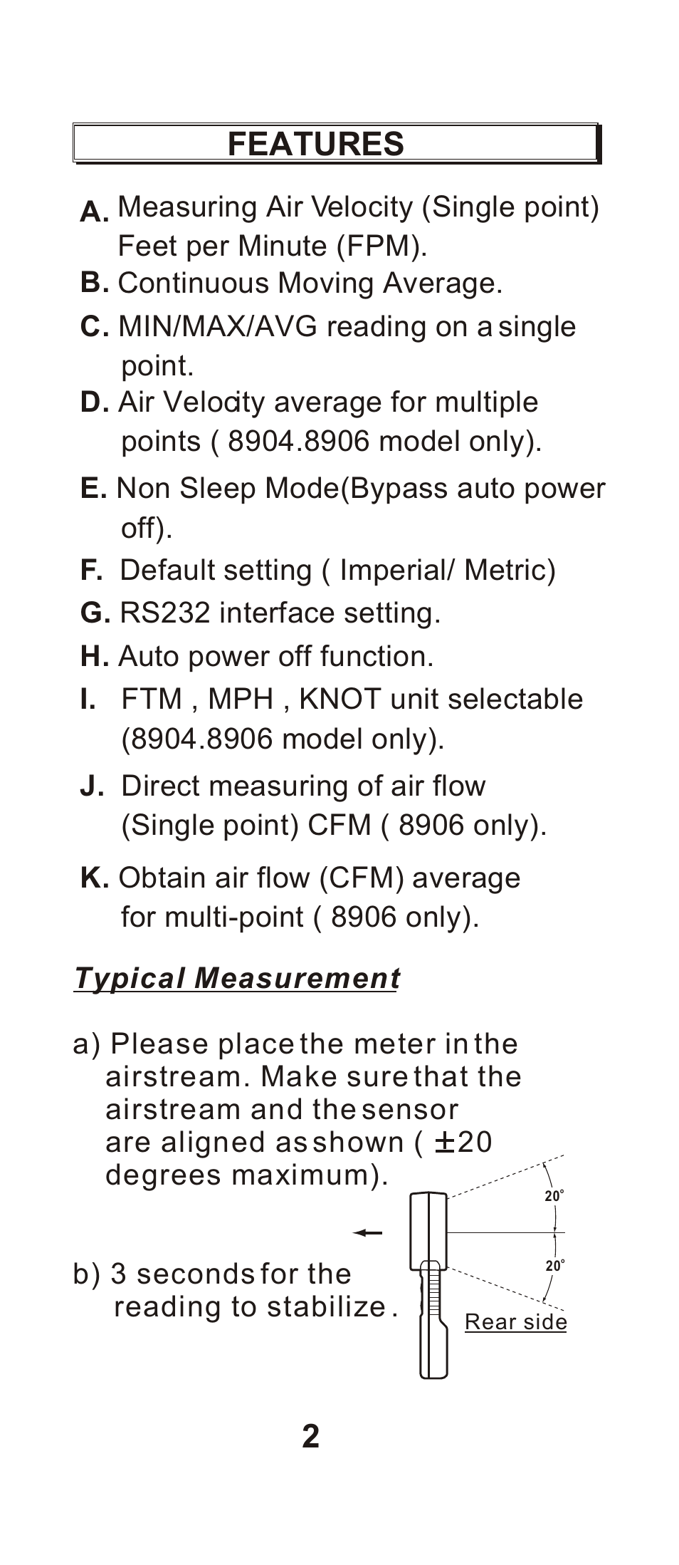 Features | Dwyer 8904 User Manual | Page 3 / 19