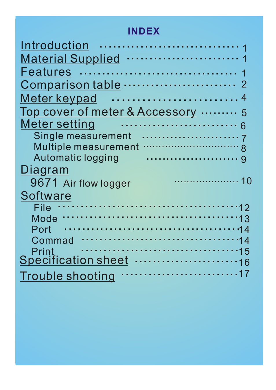 0-index | Dwyer 9671 User Manual | Page 2 / 19