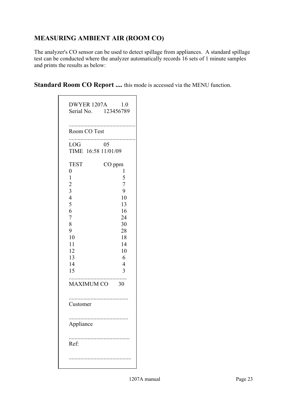 Dwyer 1207A User Manual | Page 23 / 32