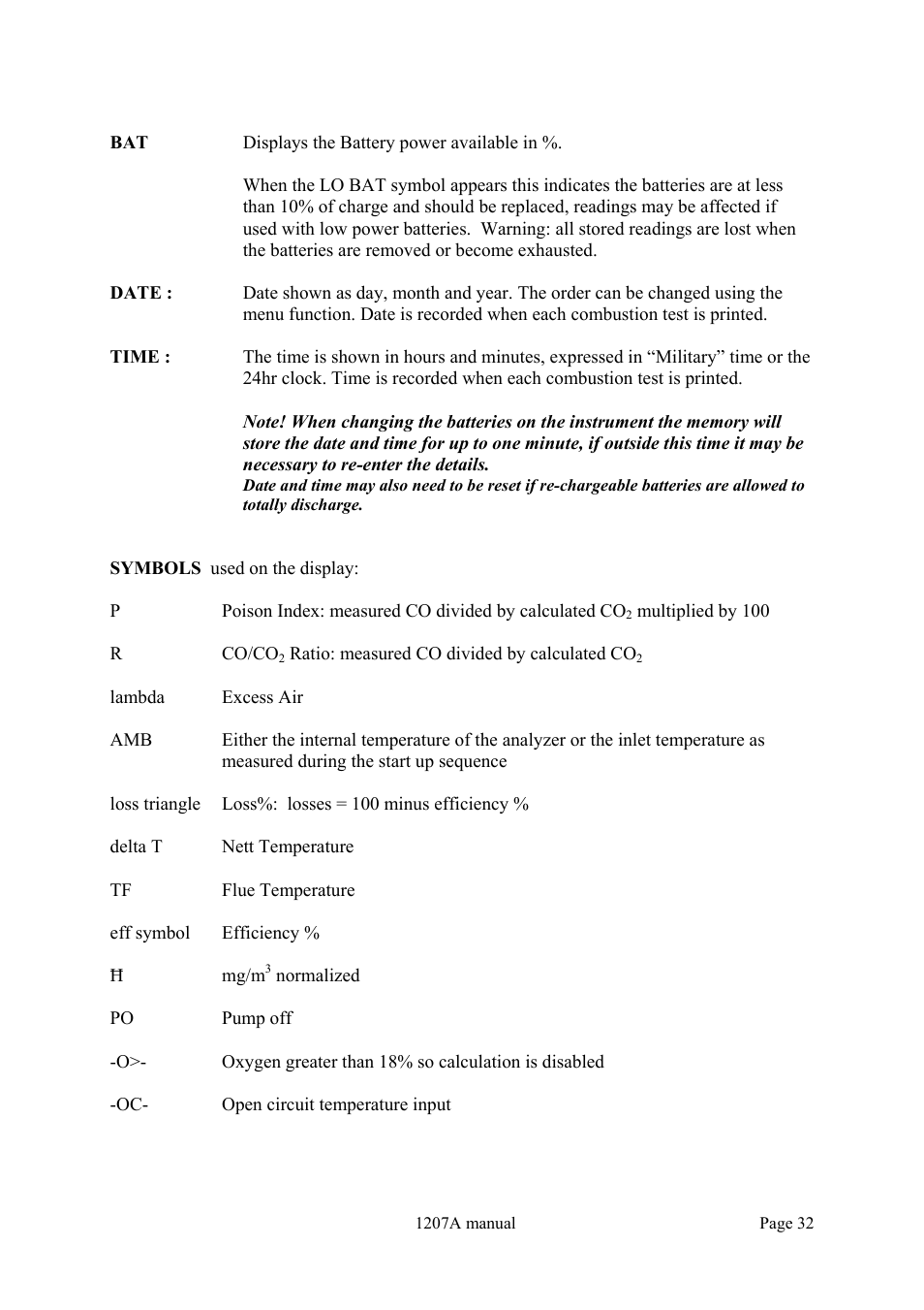 Dwyer 1207A User Manual | Page 32 / 32