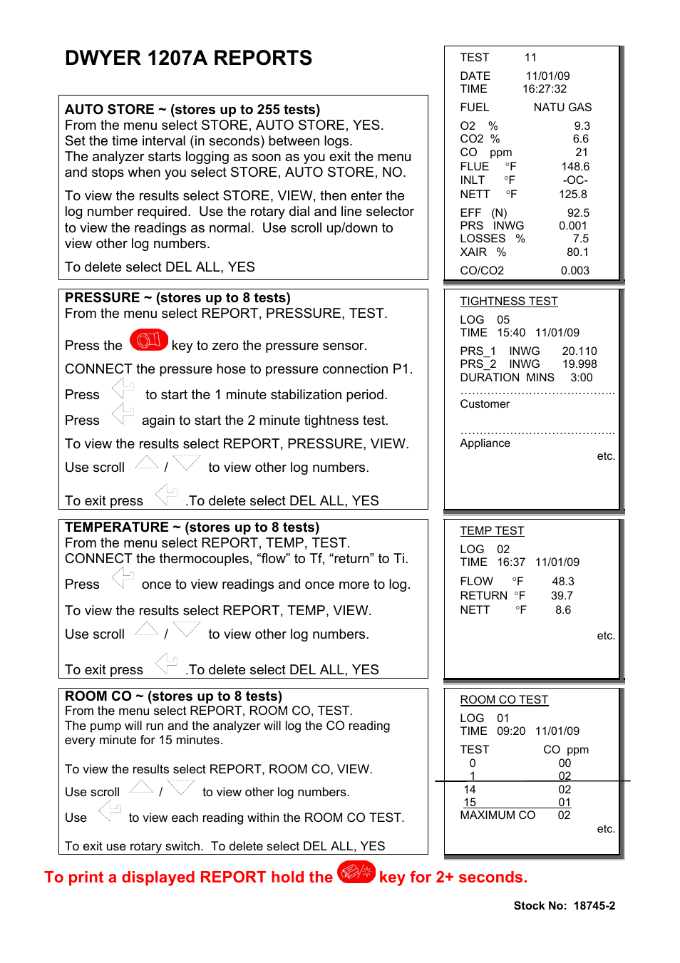 Dwyer 1207a reports | Dwyer 1207A User Manual | Page 4 / 4