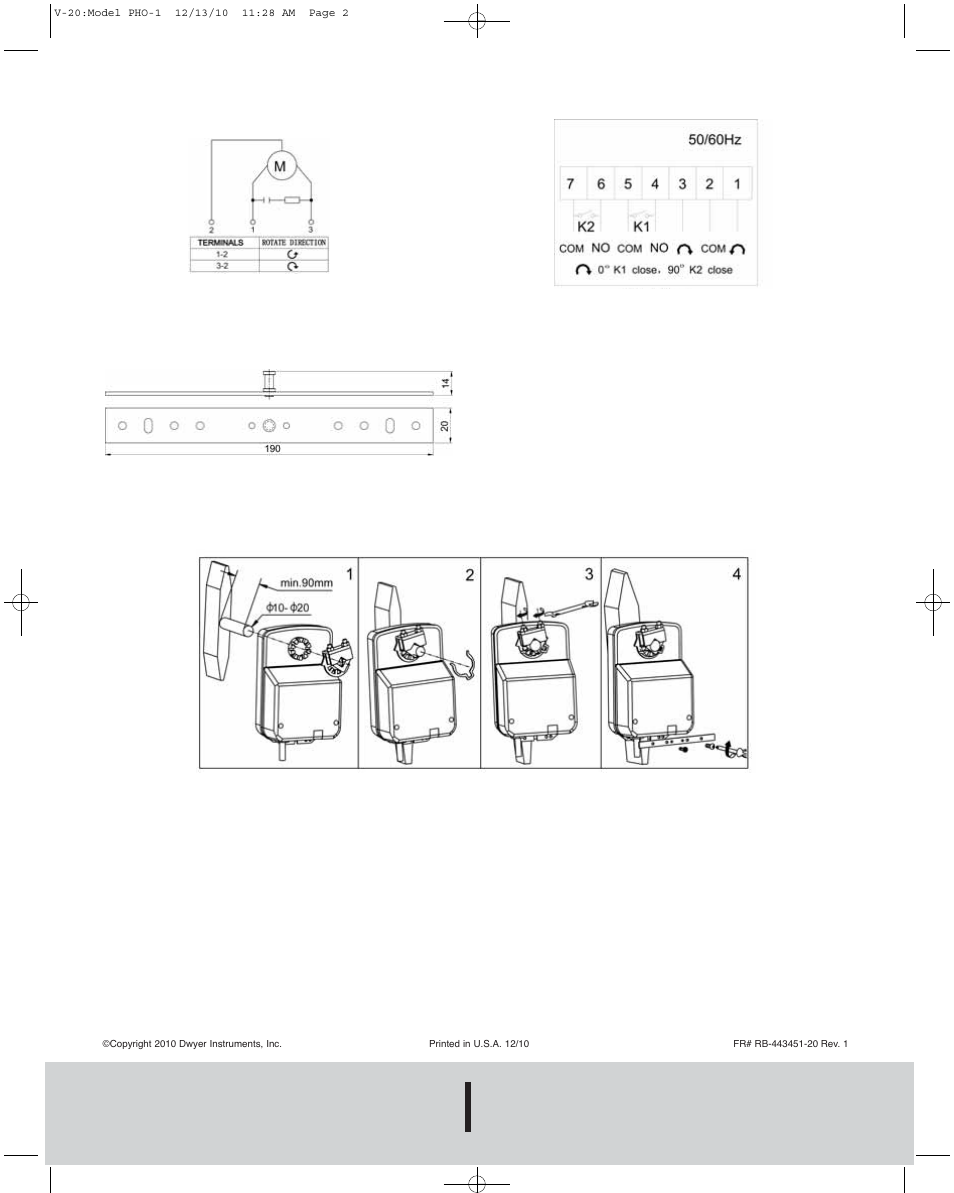 Dwyer instruments, inc | Dwyer DDB User Manual | Page 2 / 2