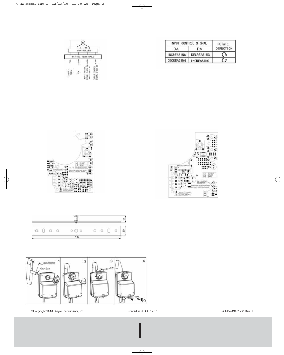 Dwyer instruments, inc | Dwyer DDD User Manual | Page 2 / 2