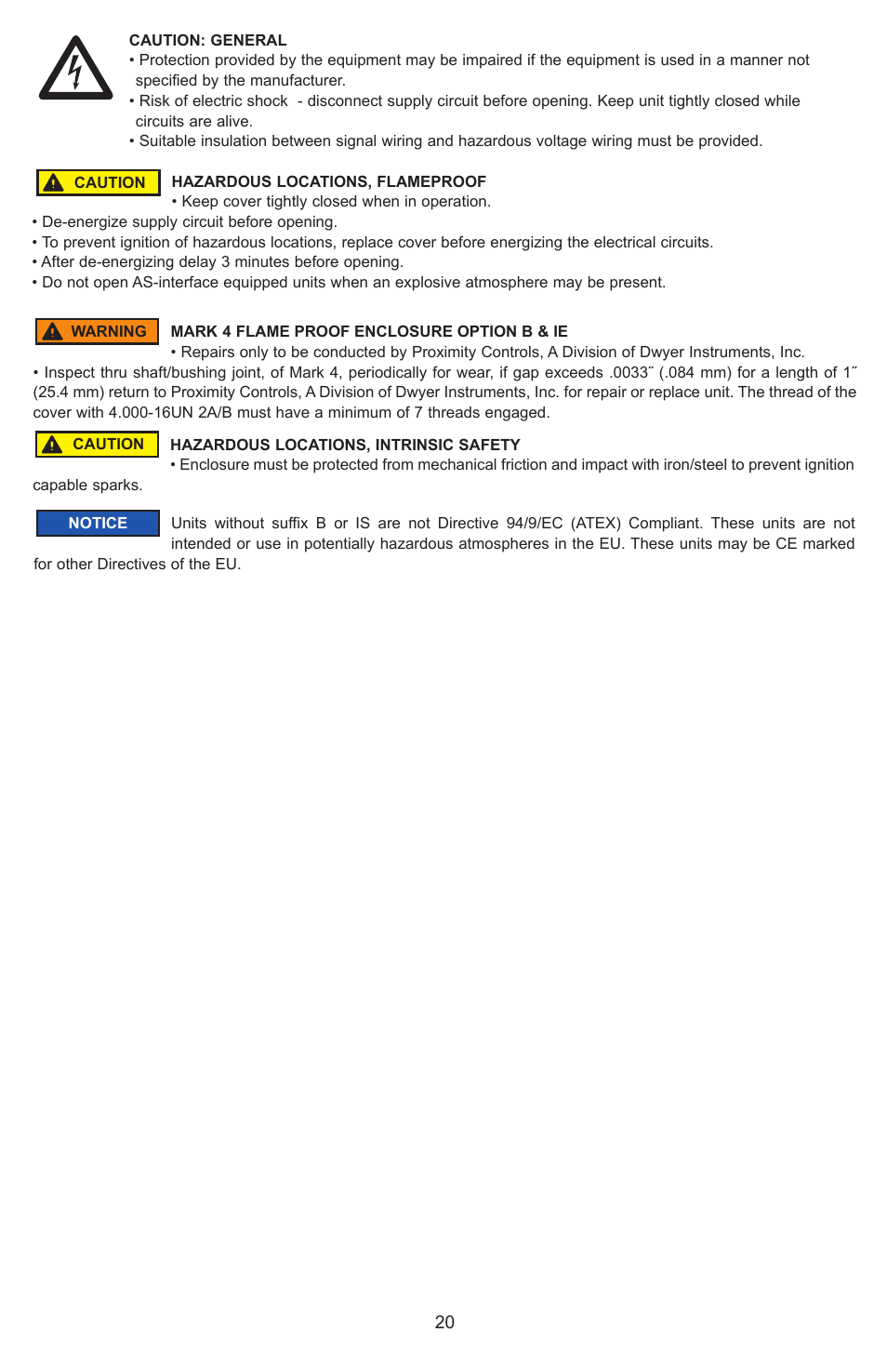Dwyer Mark User Manual | Page 21 / 28