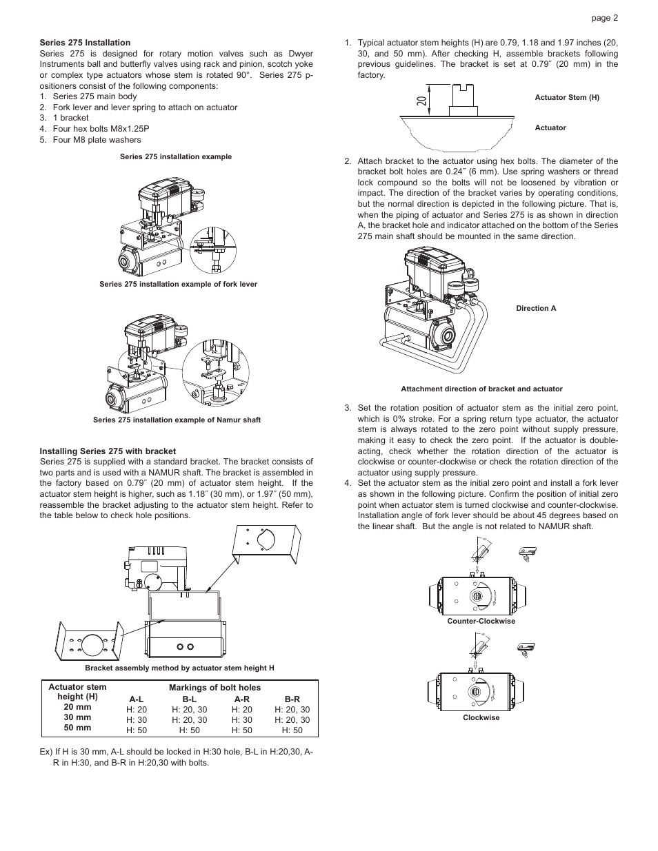 Dwyer 275 User Manual | Page 2 / 10