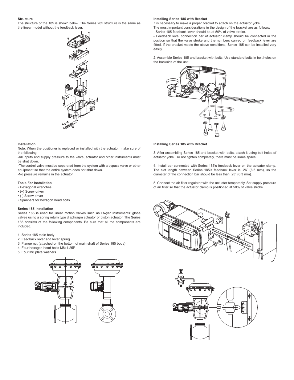 Smart positioner | Dwyer 285 User Manual | Page 2 / 10