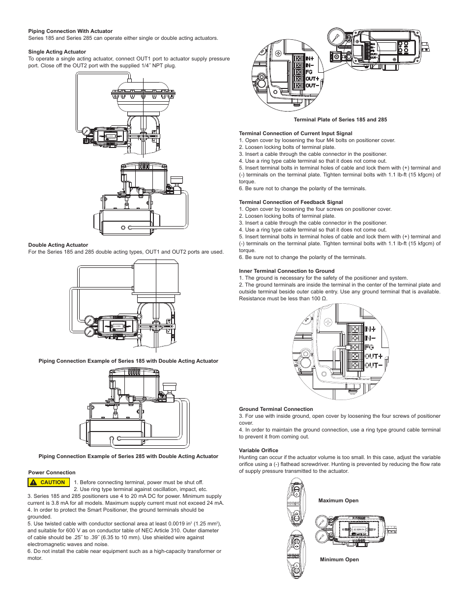 Smart positioner | Dwyer 285 User Manual | Page 5 / 10