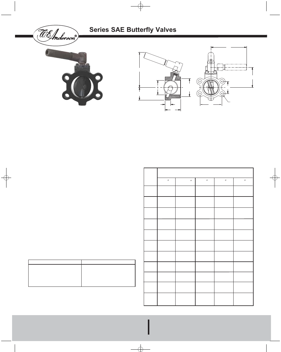 Dwyer SAE User Manual | 1 page