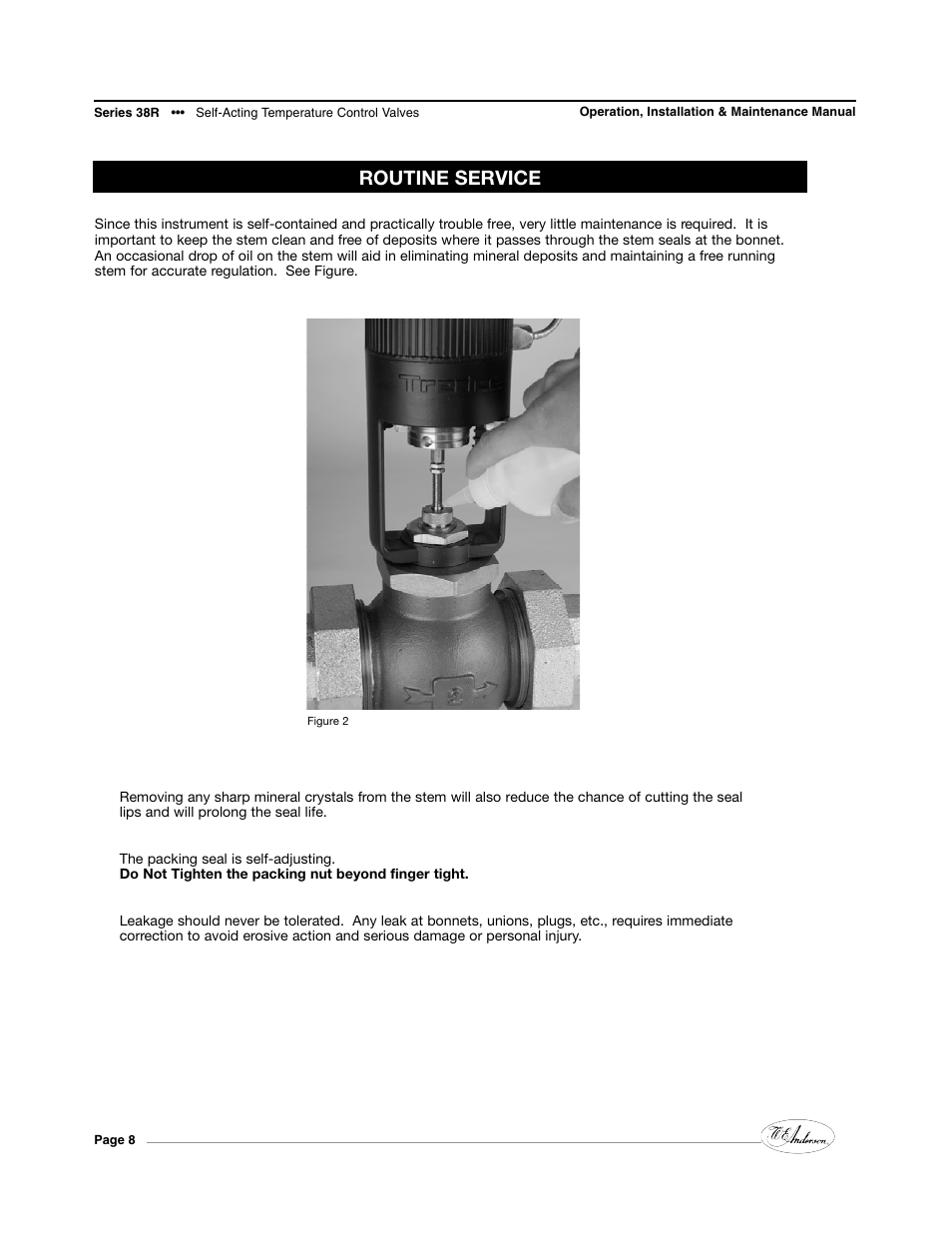 Routine service | Dwyer 38R User Manual | Page 8 / 24