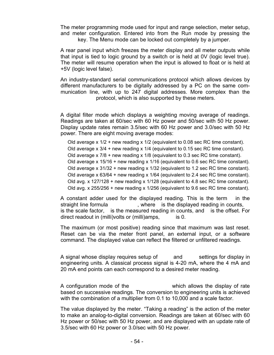 FUTEK IPM500 (D500) Digital Display User Manual | Page 54 / 56