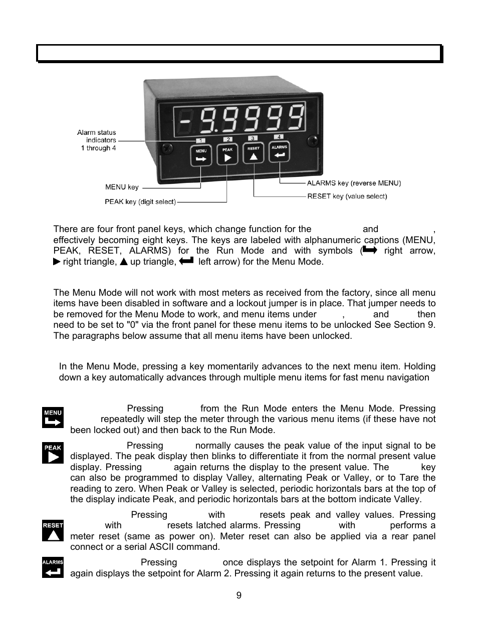 FUTEK IPM500 (D500) Digital Display User Manual | Page 9 / 56