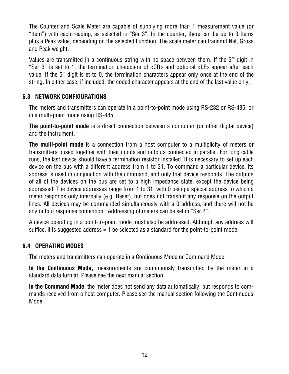 FUTEK IPM500 (D500) Digital Display User Manual | Page 12 / 51