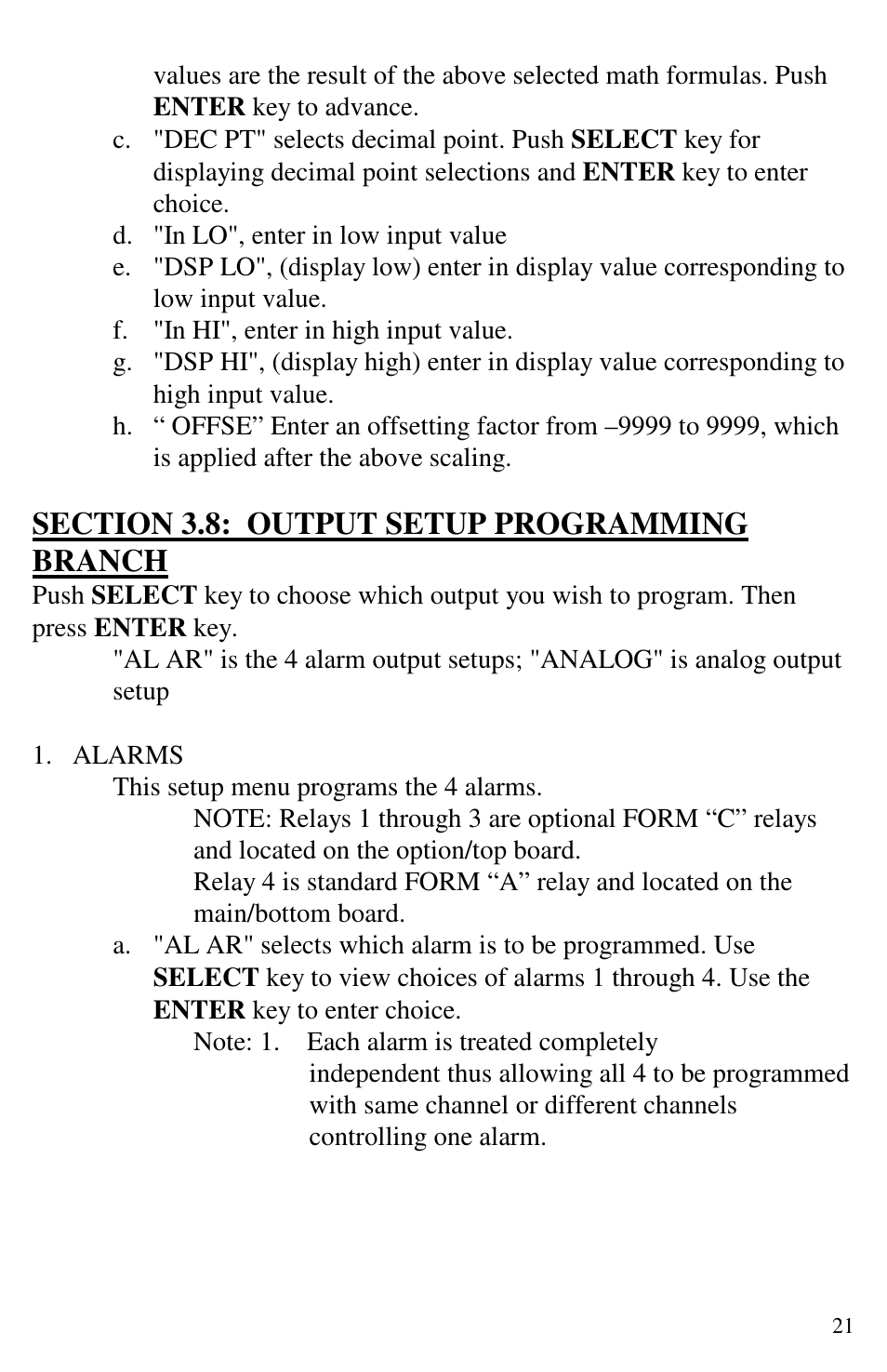 FUTEK IPM52x (D520) Digital Display User Manual | Page 22 / 32