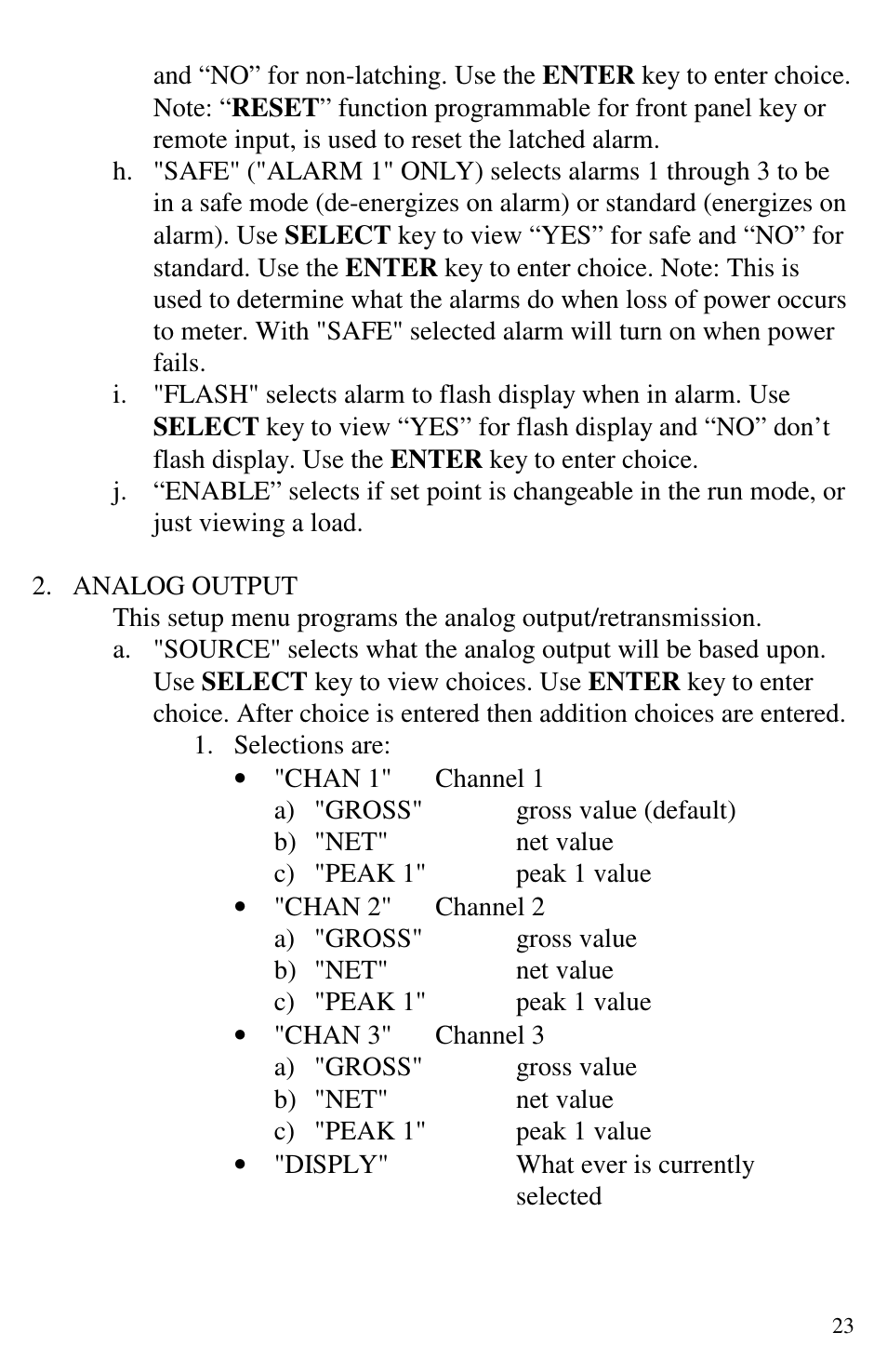 FUTEK IPM52x (D520) Digital Display User Manual | Page 24 / 32