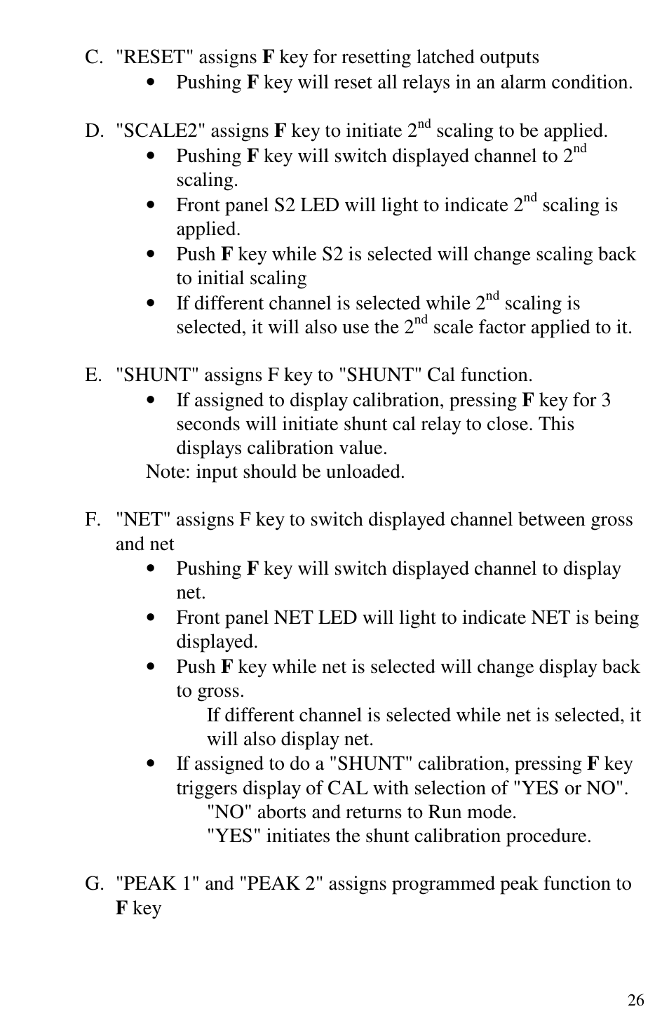 FUTEK IPM52x (D520) Digital Display User Manual | Page 27 / 32
