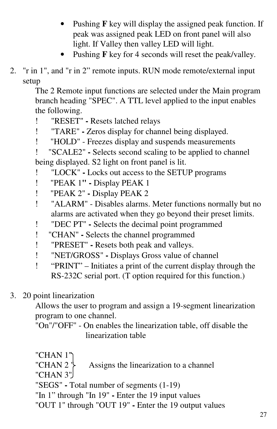 FUTEK IPM52x (D520) Digital Display User Manual | Page 28 / 32