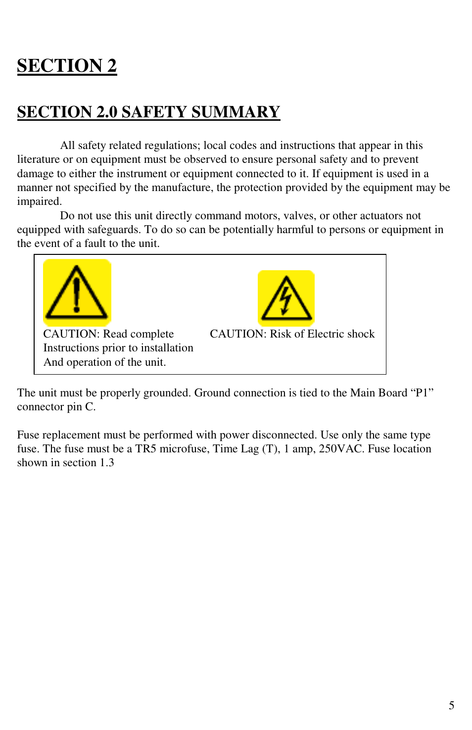 FUTEK IPM52x (D520) Digital Display User Manual | Page 6 / 32