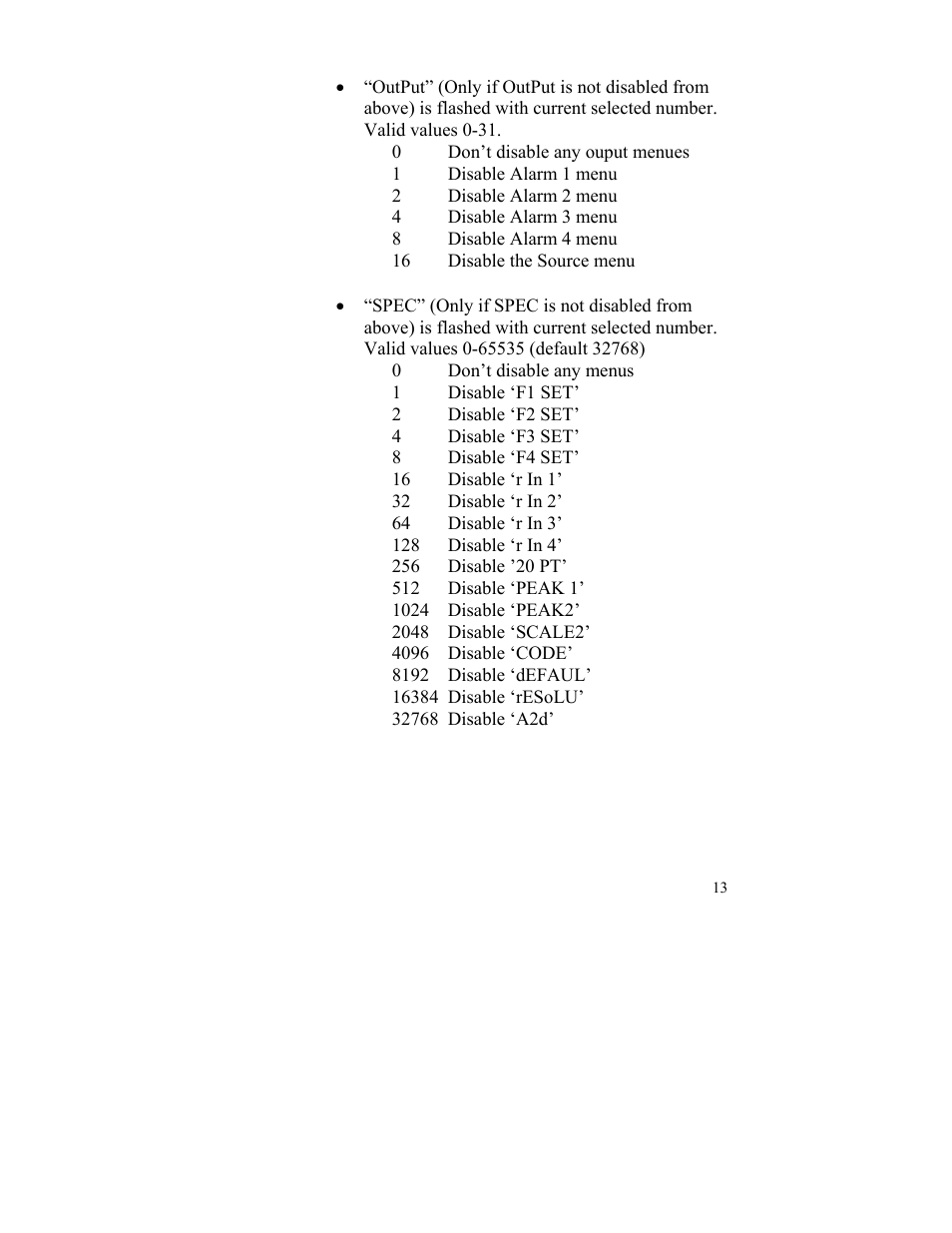 FUTEK IPM52x (D520) Digital Display User Manual | Page 14 / 33