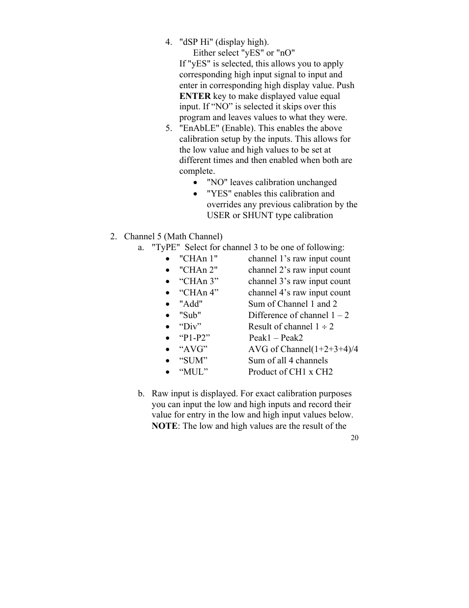 FUTEK IPM52x (D520) Digital Display User Manual | Page 21 / 33