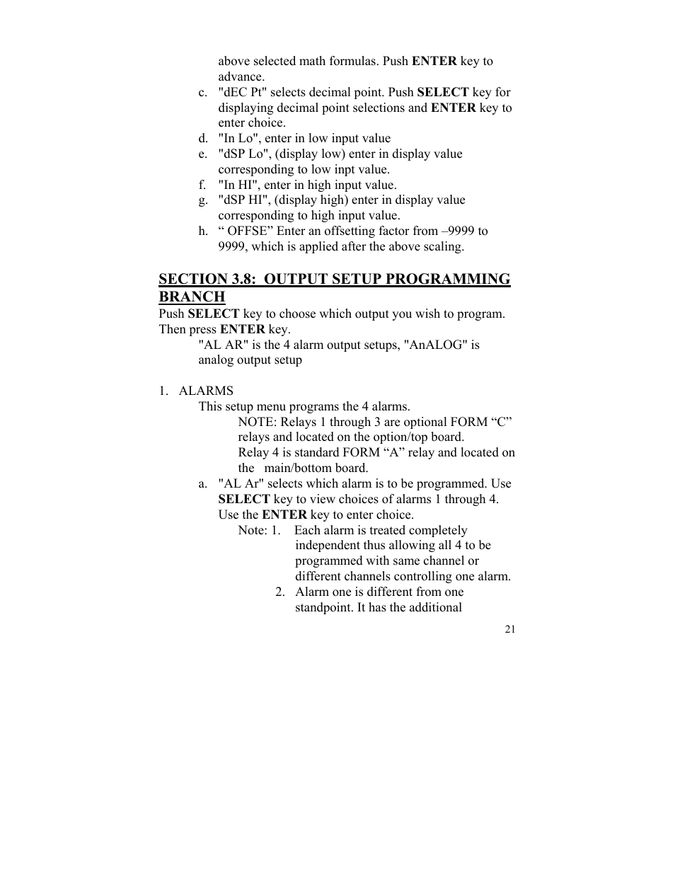 FUTEK IPM52x (D520) Digital Display User Manual | Page 22 / 33