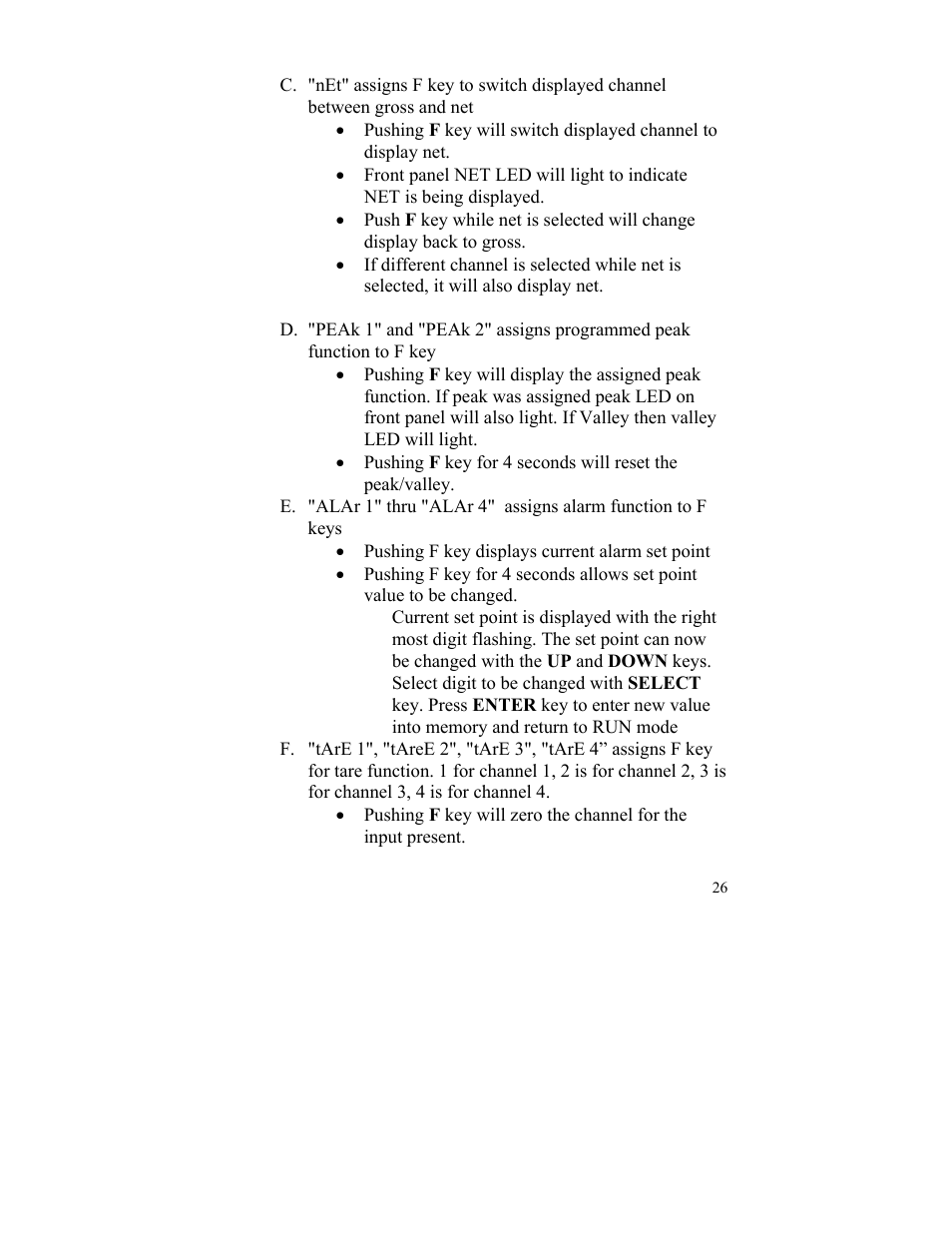 FUTEK IPM52x (D520) Digital Display User Manual | Page 27 / 33