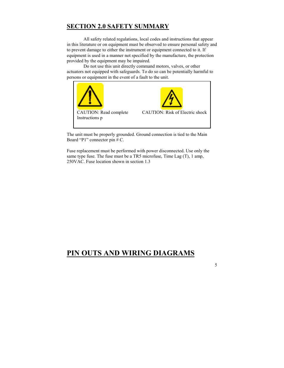FUTEK IPM52x (D520) Digital Display User Manual | Page 6 / 33