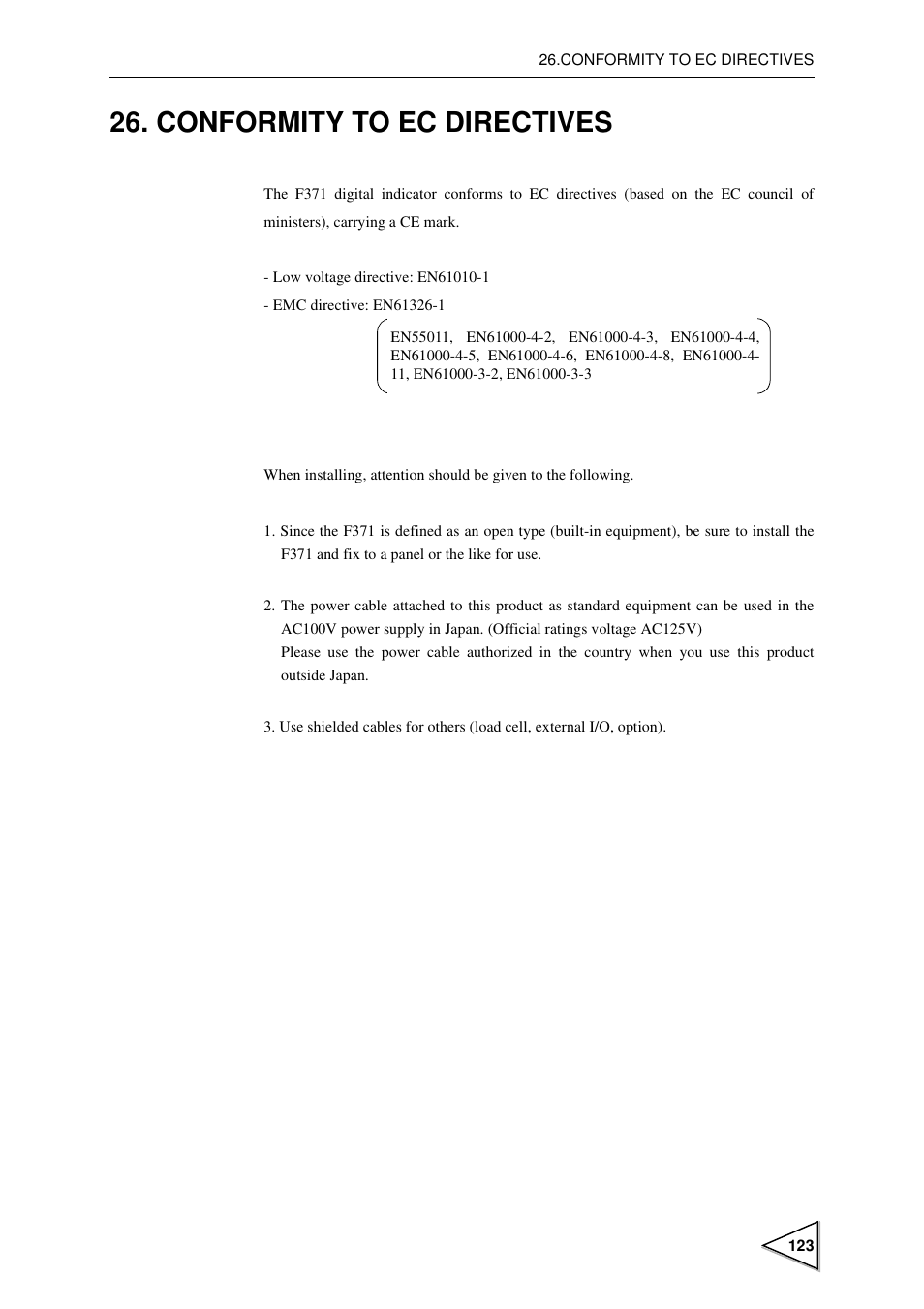 Conformity to ec directives | FUTEK IPM600 (D610) Digital Display User Manual | Page 134 / 136