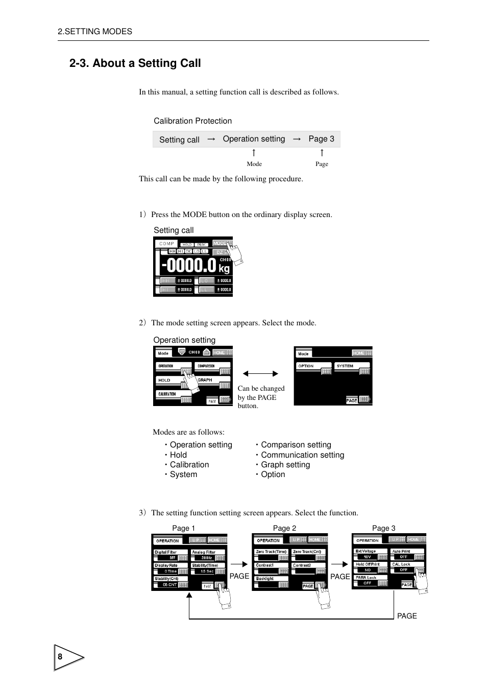3. about a setting call, About a setting call | FUTEK IPM600 (D610) Digital Display User Manual | Page 19 / 136
