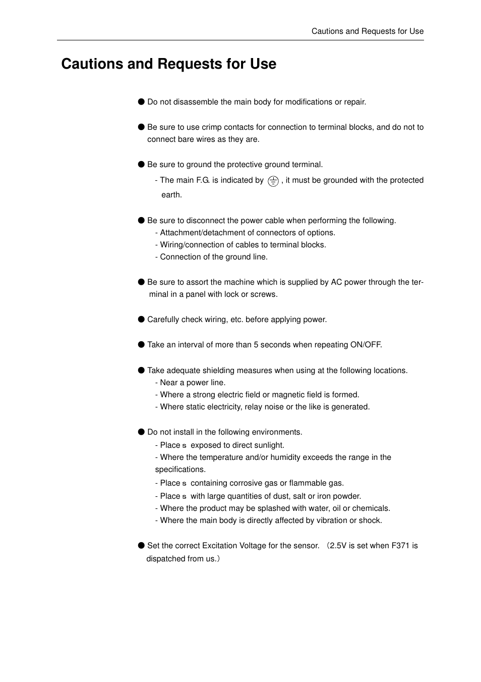 Cautions and requests for use | FUTEK IPM600 (D610) Digital Display User Manual | Page 2 / 136