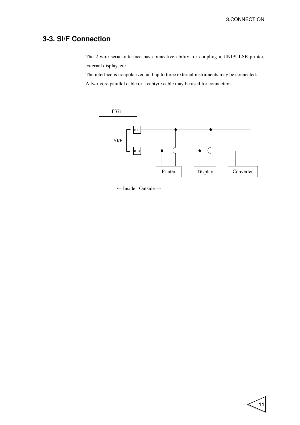 3. si/f connection, Si/f connection | FUTEK IPM600 (D610) Digital Display User Manual | Page 22 / 136