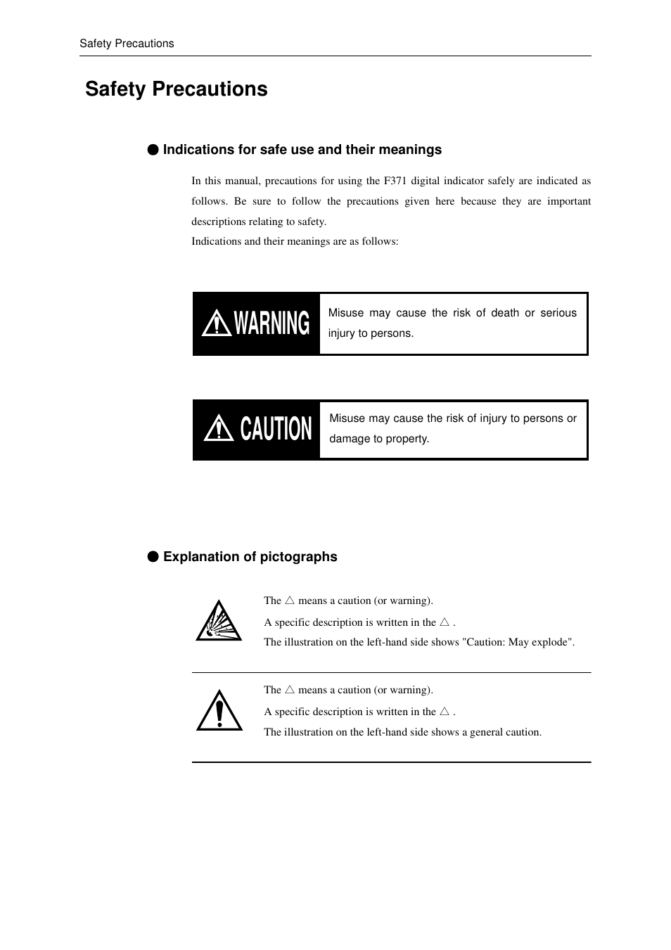 Warning, Caution, Safety precautions | FUTEK IPM600 (D610) Digital Display User Manual | Page 3 / 136