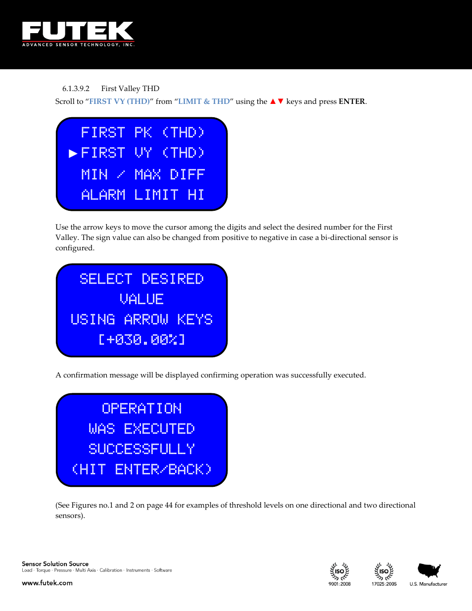 First valley thd | FUTEK IPM650 Series User Manual | Page 43 / 120