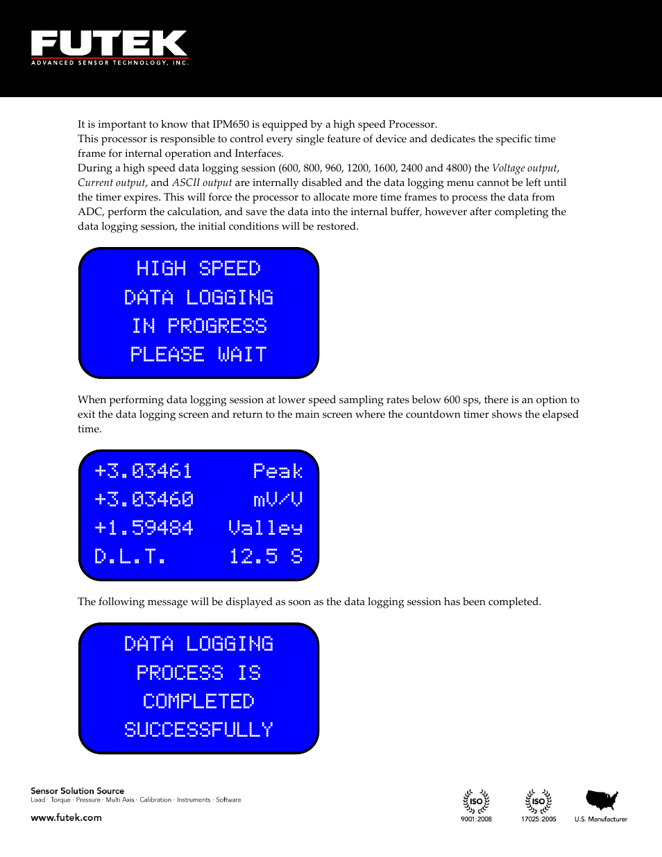 FUTEK IPM650 Series User Manual | Page 76 / 120