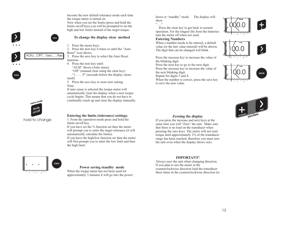 FUTEK IHH300 (D530) Digital Display User Manual | Page 13 / 23