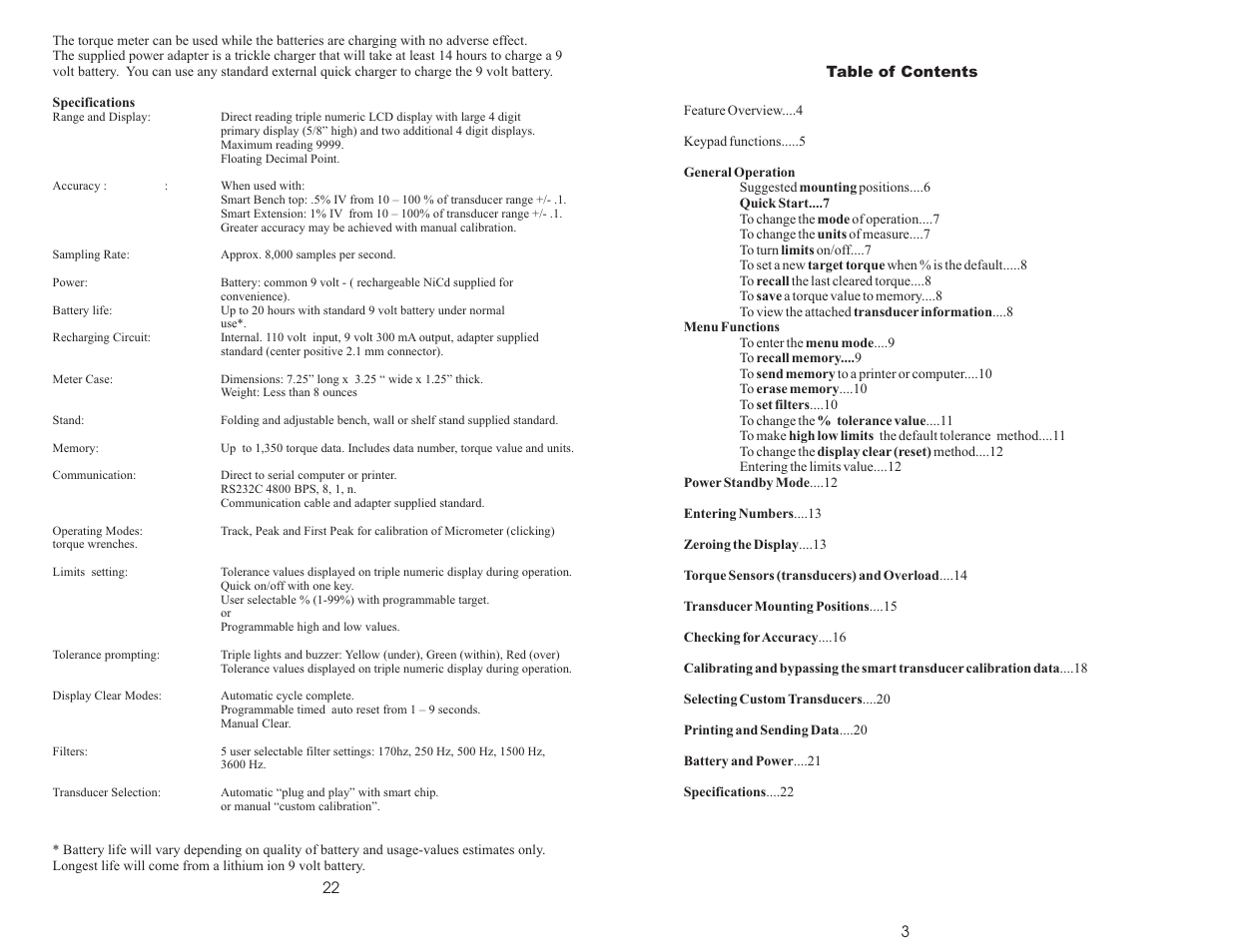 FUTEK IHH300 (D530) Digital Display User Manual | Page 4 / 23