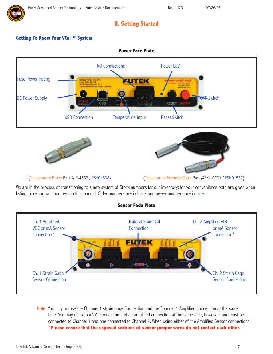 FUTEK VCal Sensor Verification User Manual | Page 7 / 65