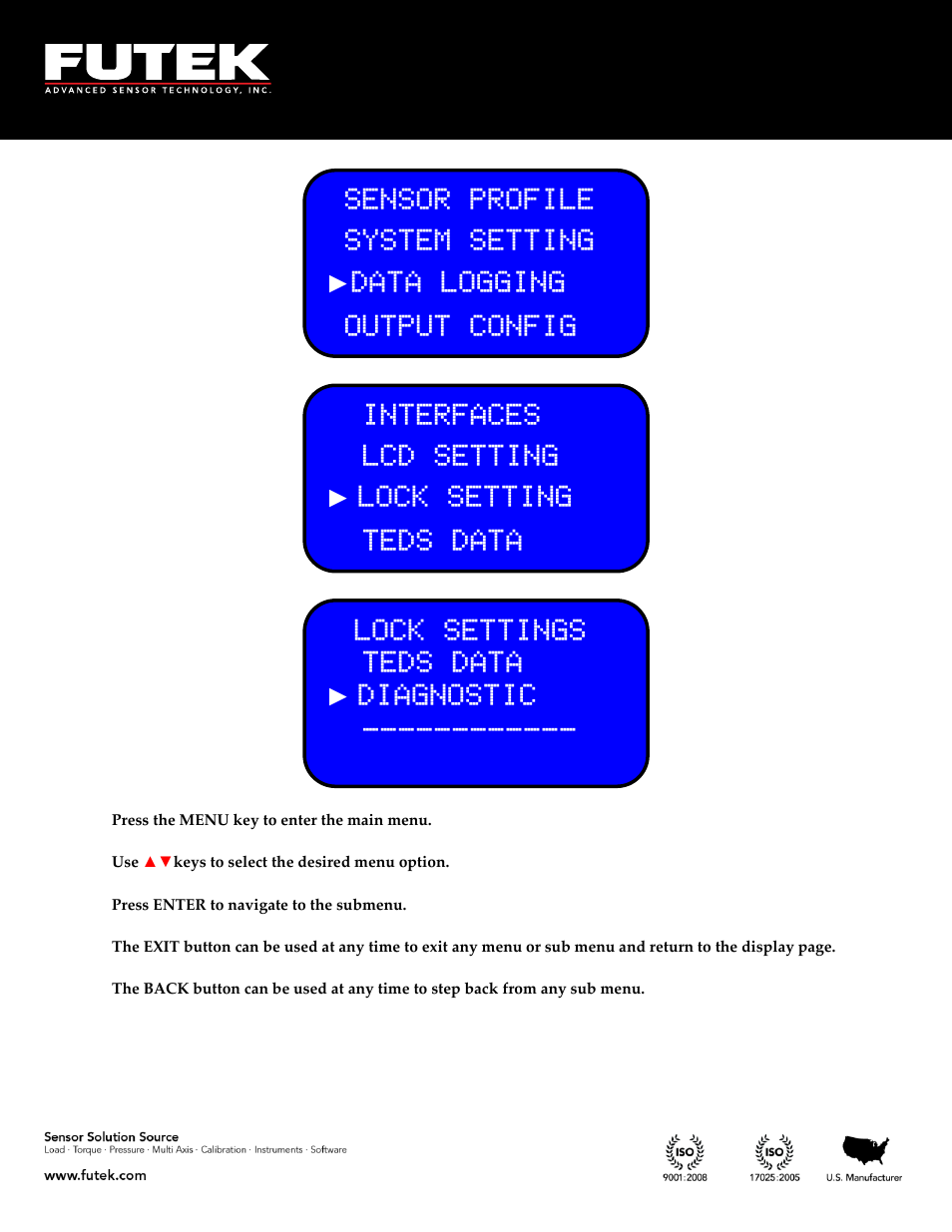 FUTEK IHH500 Series User Manual | Page 25 / 127