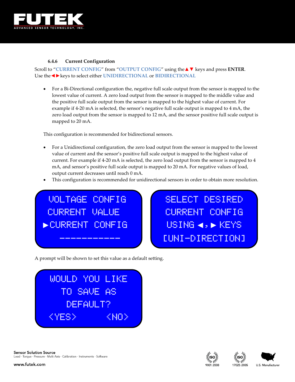 Current configuration | FUTEK IHH500 Series User Manual | Page 89 / 127