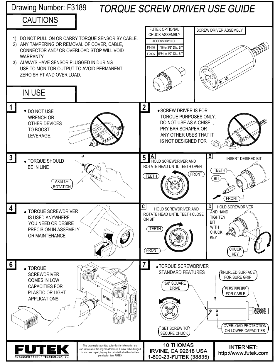 FUTEK TAT430 Series User Manual | 1 page