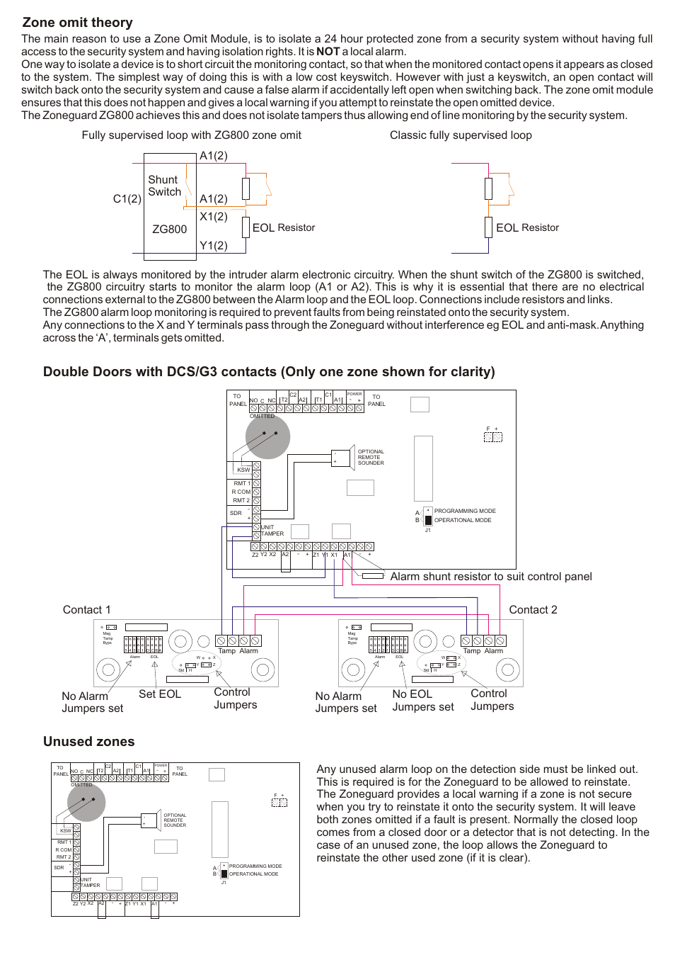 Resistor | Hoyles Zoneguard Grade 3 Zone Omit EN50131-3:2009 Env. Class II User Manual | Page 3 / 4