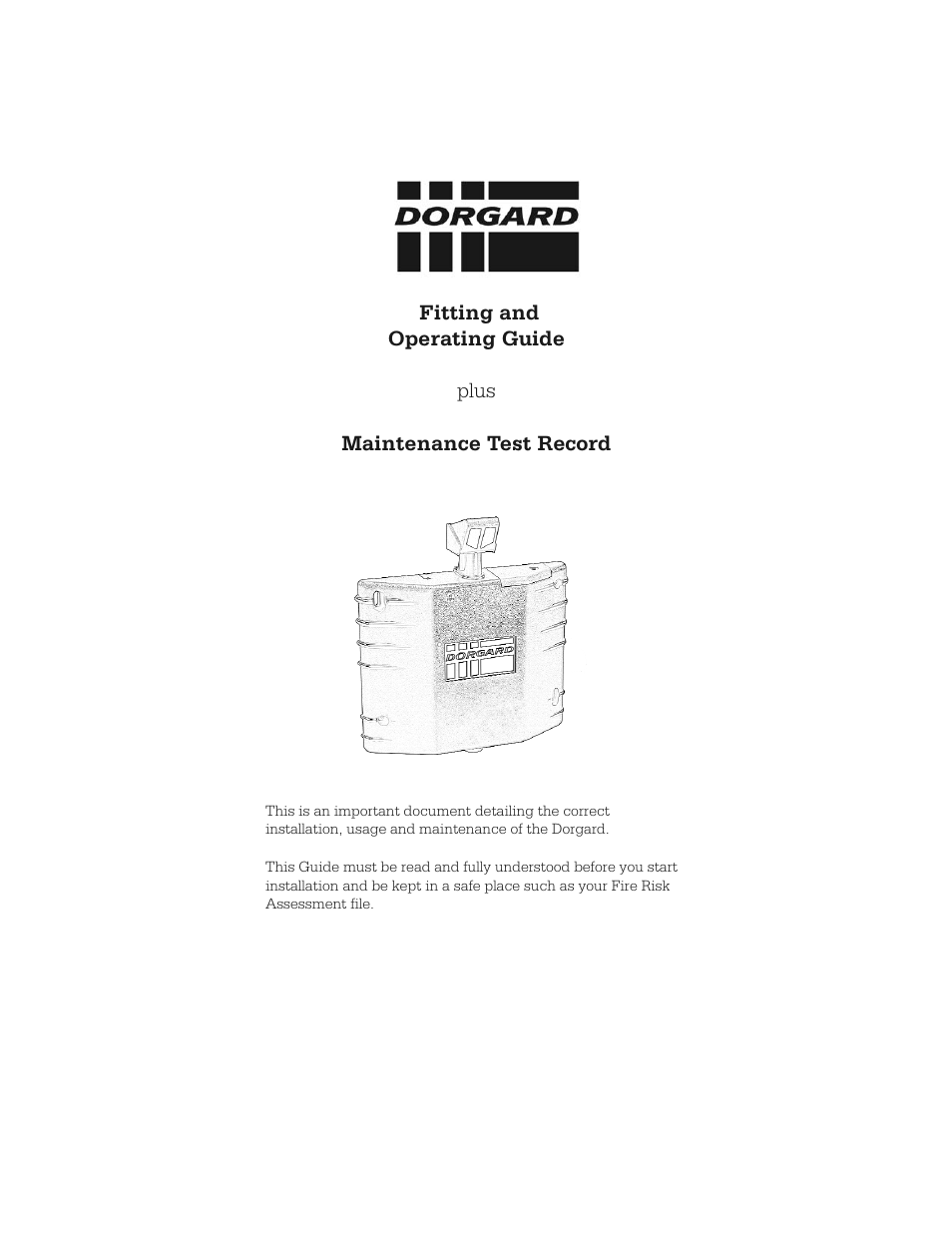 Hoyles Dorgard Fire Door Retainer User Manual | 20 pages